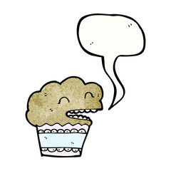 talking cupcake cartoon