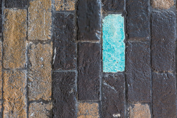 stone bricks wall background vertical