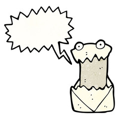 monster letter cartoon