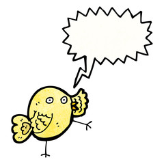 Obraz premium funny cartoon bird