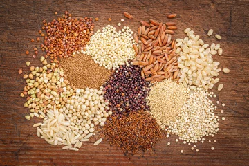 Fotobehang gluten free grains abstrtact © MarekPhotoDesign.com