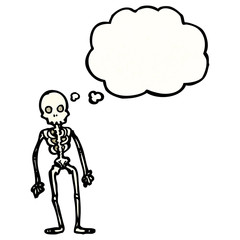 cartoon skeleton