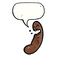 sausage cartoon character