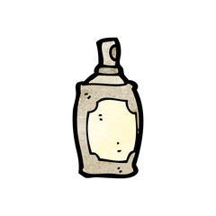 cartoon spray can
