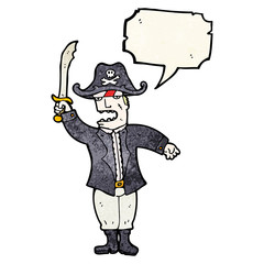cartoon pirate captain