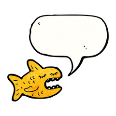 cartoon talking fish