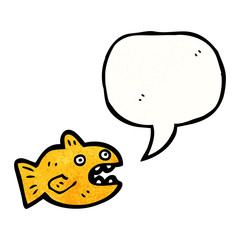 cartoon talking fish