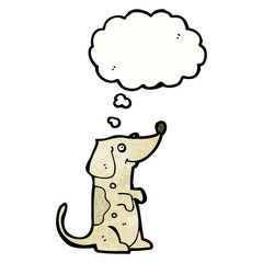 cute funny little dog cartoon