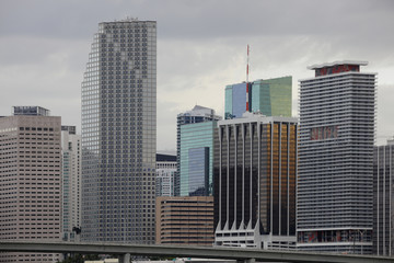 Fototapeta premium Downtown Miami cityscape