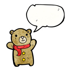 cute teddy bear cartoon