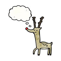 cartoon reindeer