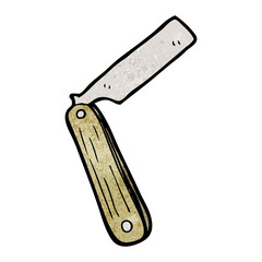cartoon cut throat razor