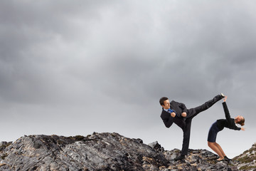 Extreme office quarrel