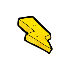 lightning bolt cartoon symbol