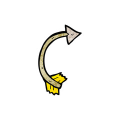 bent arrow symbol