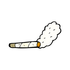 smoking cigarette cartoon