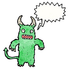shouting monster cartoon