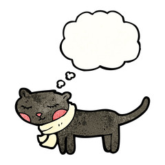 cartoon black cat