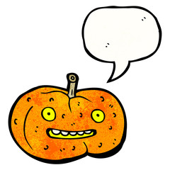 cartoon halloween pumpkin