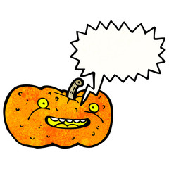 cartoon halloween pumpkin