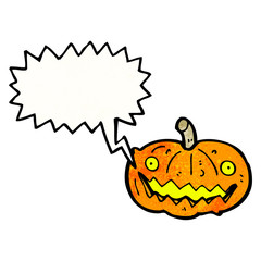 cartoon halloween pumpkin