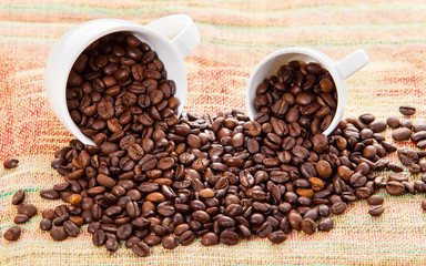 Roasted coffee beans