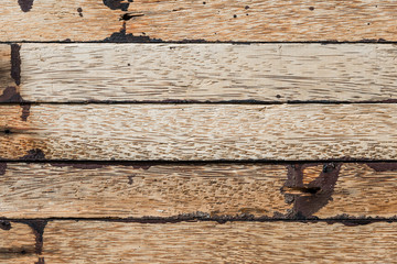Closeup dirty hardwood plank for background user