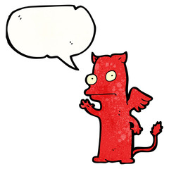 cartoon little monster