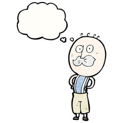 cartoon man with mustache