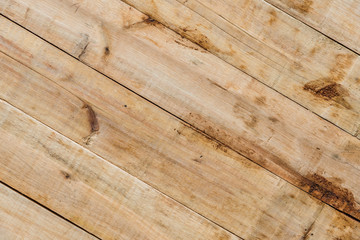 Closeup dirty hardwood plank for background