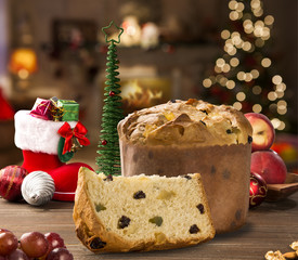 Panettone is the traditional Italian dessert for Christmas