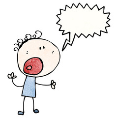 shouting man cartoon