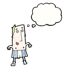 cartoon man in boxer shorts