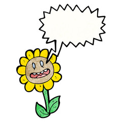 cartoon sunflower