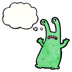 cartoon space alien