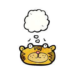cartoon tiger face