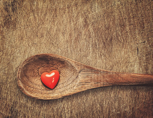 heart on spoon