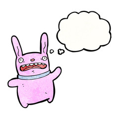stressed rabbit cartoon