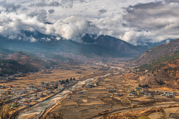 Paro valley, Paro is the one  of district of Bhutan.
And the only one where is the airport located.