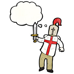 cartoon medieval knight