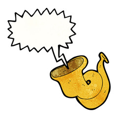 cartoon tuba blowing