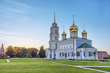 Fototapeta na wymiar Assumption Cathedral in Tula kremlin, Russia
