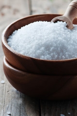 White sea salt fot cooking