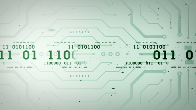 Binary Data Streams Green Lite