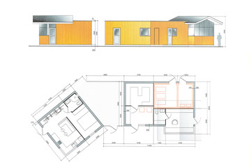 house plan blueprint