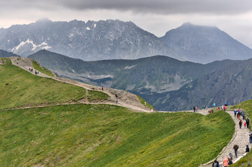 Kasprowy wierch, High Tatras in Poland
