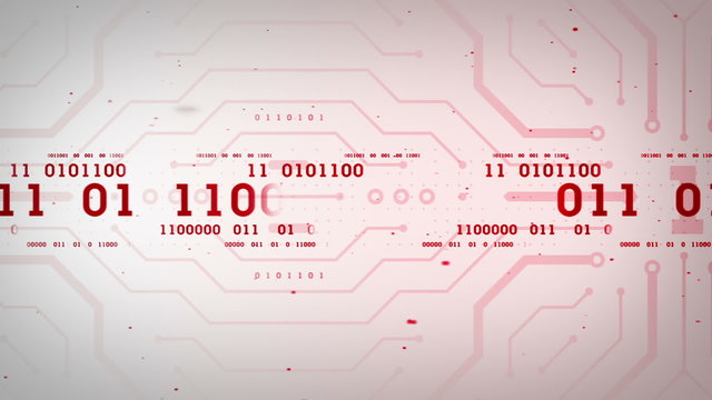 Binary Data Streams Red Lite