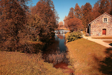 autumn landscape in Holland Park