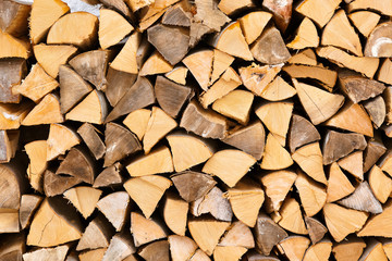 Firewood logs wood background