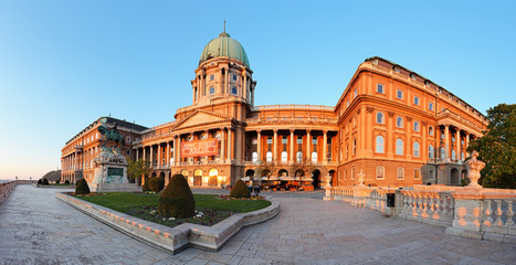 Fototapeta premium Royal palace in Budapest, panorama